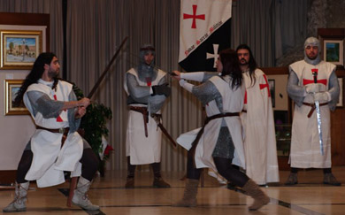 esibizione associazione storica templari